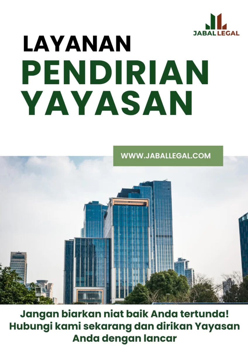 jasa pendirian yayasan