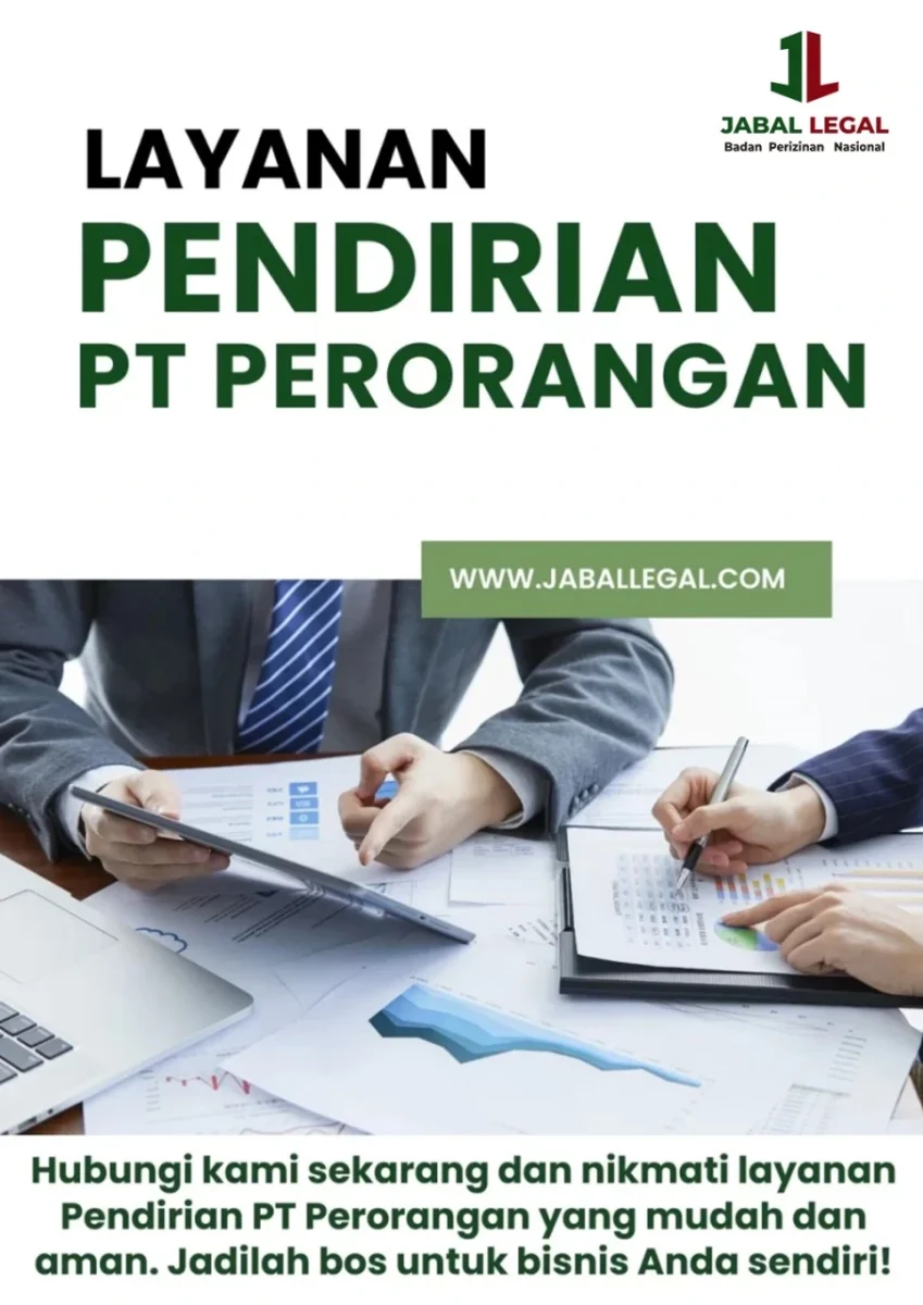layanan pendirian pt perorangan