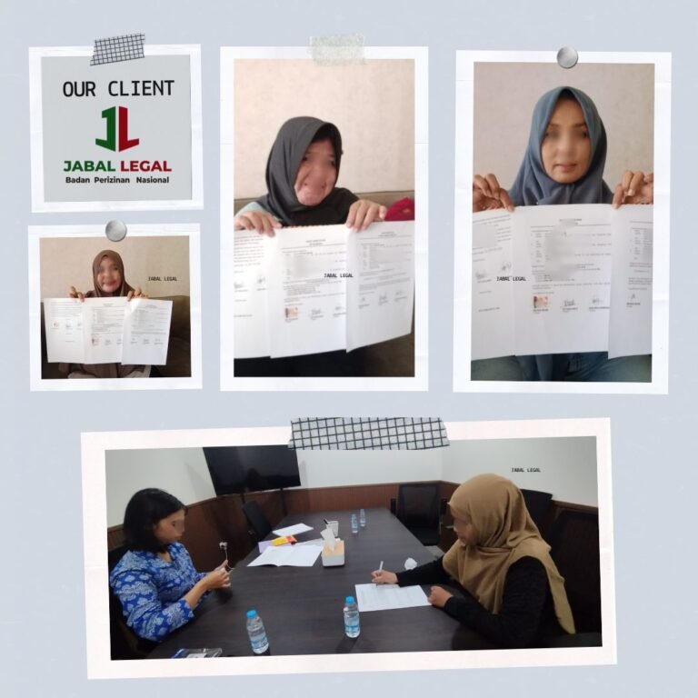 testimoni client layanan jabal legal